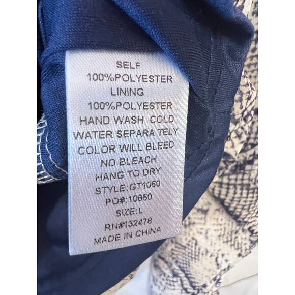 Glam Long Sleeve Top Size Large Animal Print - Picture 4 of 5